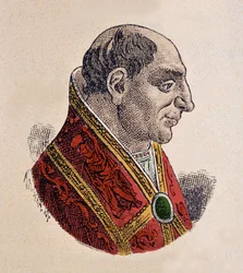Portrait du Pape Benoît V (964)