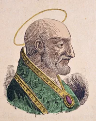 Portrait du pape Caïus (Caio ou Gaius) (293-296)