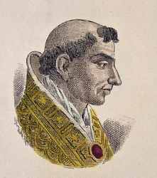 Portrait du pape Étienne VII (Stephen, Stefano ou Stephanus) (927-931)