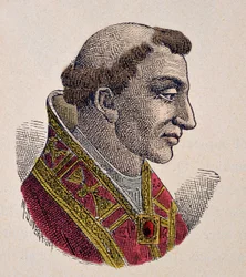 Portrait du Pape Jean VIII (Giovanni, Ioannes) (872-882)