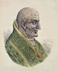 Portrait du Pape Jean VII (Giovanni ou Ioannes) (705-707)