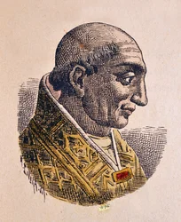 Portrait du Pape Landon (913-914)