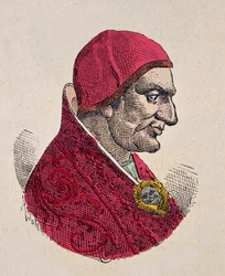 Portrait du Pape Sabinien (Sabinian ou Sabiniano ou Sabinianus) (604-606)