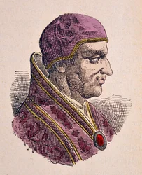 Portrait du pape Vigile (Vigilius ou Vigilio) (537-555)