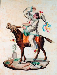 Polichinelle, personnage de la commedia dell