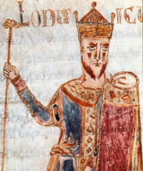 Représentation de Louis Ier dit le Pieux ou le Débonnaire