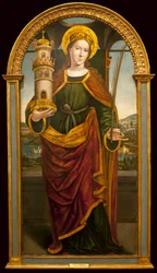 Sainte Barbe - Peinture d