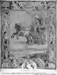 Tapisserie des Saisons, Apollon conduisant le Char du Soleil, vers 1642