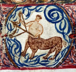 Signe du Sagittaire. Horoscope italien datant du milieu du 15ème siècle