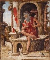 Saint Jérôme (huile sur panneau)