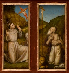 La Stigmatisation des Saints François et Jérôme, vers 1480