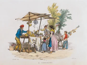 Le torronaro (vendeur de nougat)