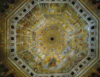 Le baptistère, Florence (mosaïque)