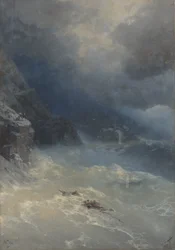 La tempête au Cap Aya