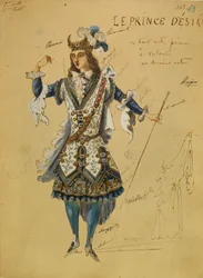 Costume pour le ballet La Belle au bois dormant de P. Tchaïkovski, 1890