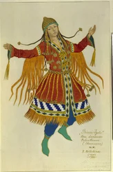 Une danseuse chamane polovtsienne