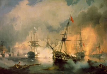 La bataille de Navarin
