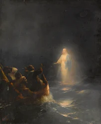 Jésus marche sur les eaux, par Ivan Konstantinovich Aïvazovski (1817-1900)