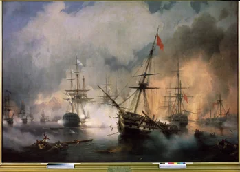 La bataille de Navarin, 20 octobre 1827