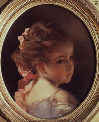 Tête de fille, 1850-1860