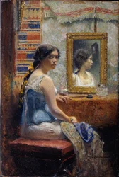 Dame au miroir