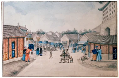 Esquisses chinoises, pont Tsyan Minh, vers 1804-1806