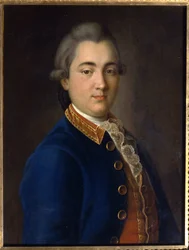 Portrait de Boris Vladimirovich Sheremetev en uniforme du régiment des gardes de cavalerie