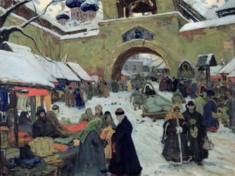 Journée bazar dans une ville ancienne