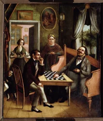 Les joueurs de dames