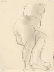 Modèle féminin, allongée