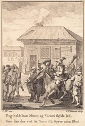 Fogeden à cheval, à la tête de l