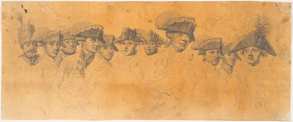 Frederik le Grand rentre après une revue à Potsdam