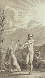 Illustration pour Ewalds "Adam et Ève". II