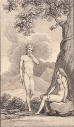 Illustration pour Johannes Ewald "Adam et Ève". IV