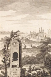 Mindestøtte pour Hans Jakob Paludan. Page de titre de "Description de la ville de Kalundborg"