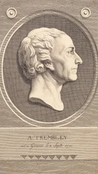 Médaillon en relief avec portrait du zoologiste Abraham Trembley