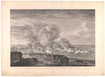 La bataille de Reden le 2 avril 1801