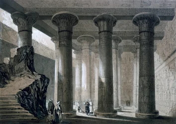 Temple à Esneh, Égypte