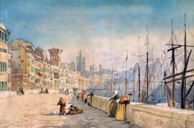 Le Port de Gênes, 1878