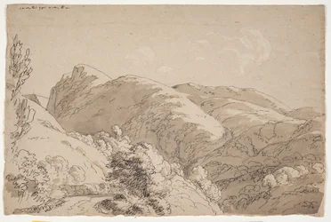 Montagnes près de Subiaco