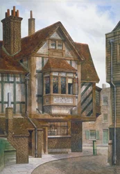 Maisons à Bishopsgate, Londres, 1860