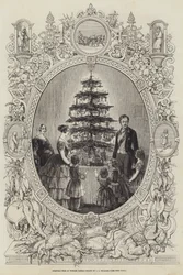 Arbre de Noël au château de Windsor