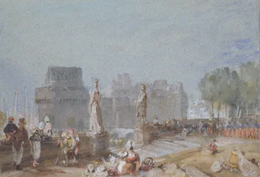 Château de Nantes, vers 1830