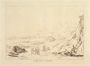 Tours Martello près de Bexhill, Sussex Liber Studiorum, partie VII, planche 34, 1811