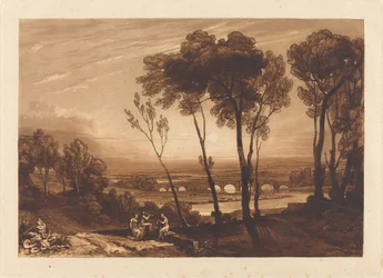 Le pont en arrière-plan, publié en 1808