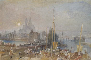 Le Canal de la Loire et du Cher, près de Tours