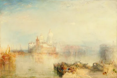La Dogana et Santa Maria della Salute, Venise, 1843