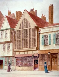 Vue de Trinity Hall, Aldersgate Street, Londres