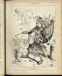 Illustration de J. Blass (1847-1892) dans Le Triboulet