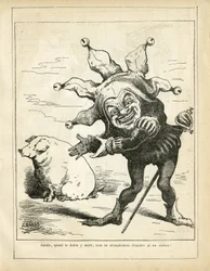 Illustration de J. Blass (1847-1892) dans Le Triboulet